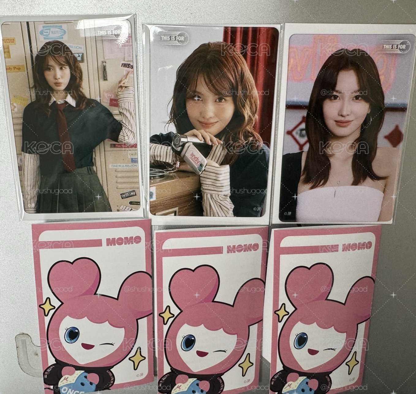 TWICE 新國立 一番賞透卡 Momo組 含籤紙