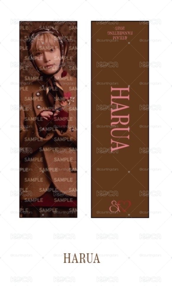 &TEAM HARUA 全新未拆手幅