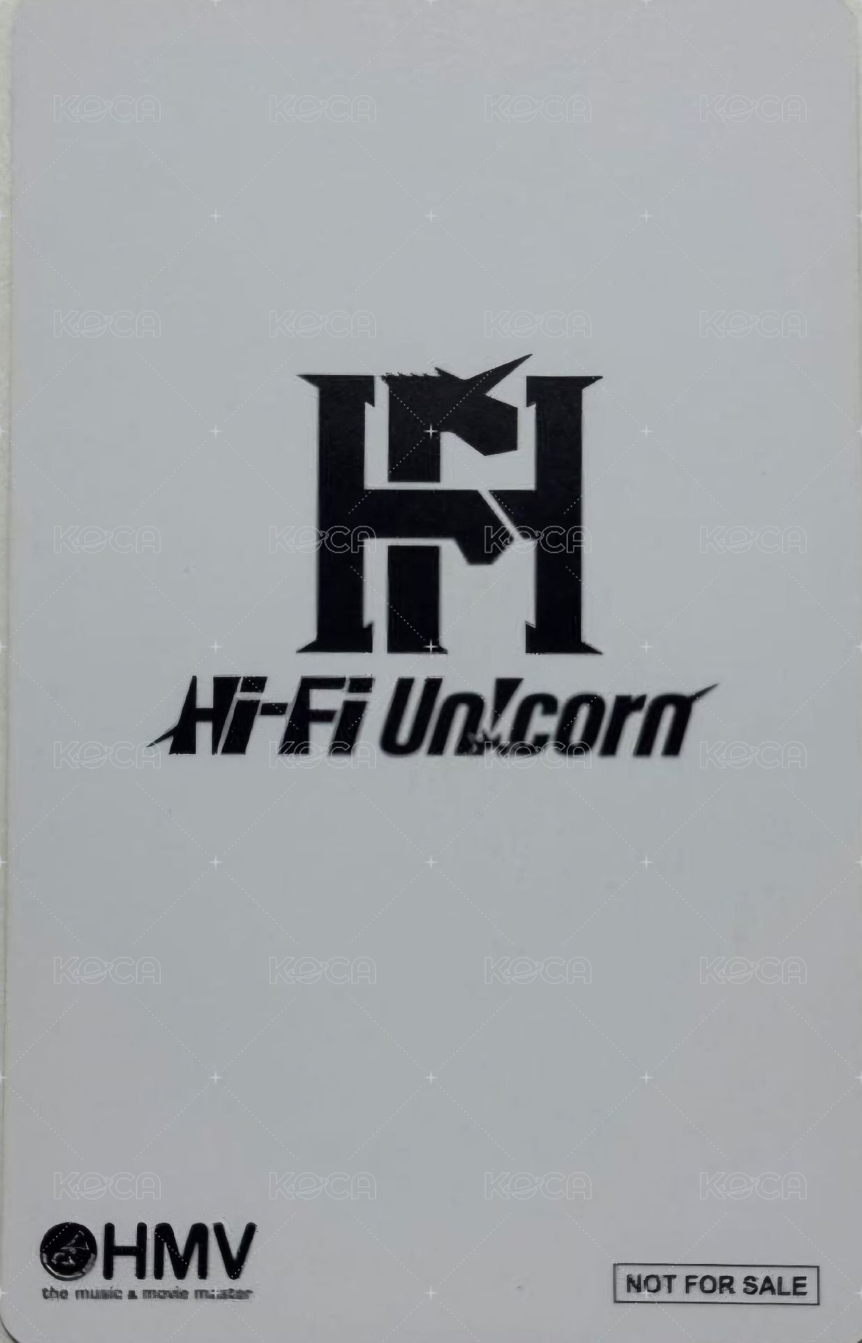 1st ALBUM 『FANTASIA』 hmv 特典卡  背面