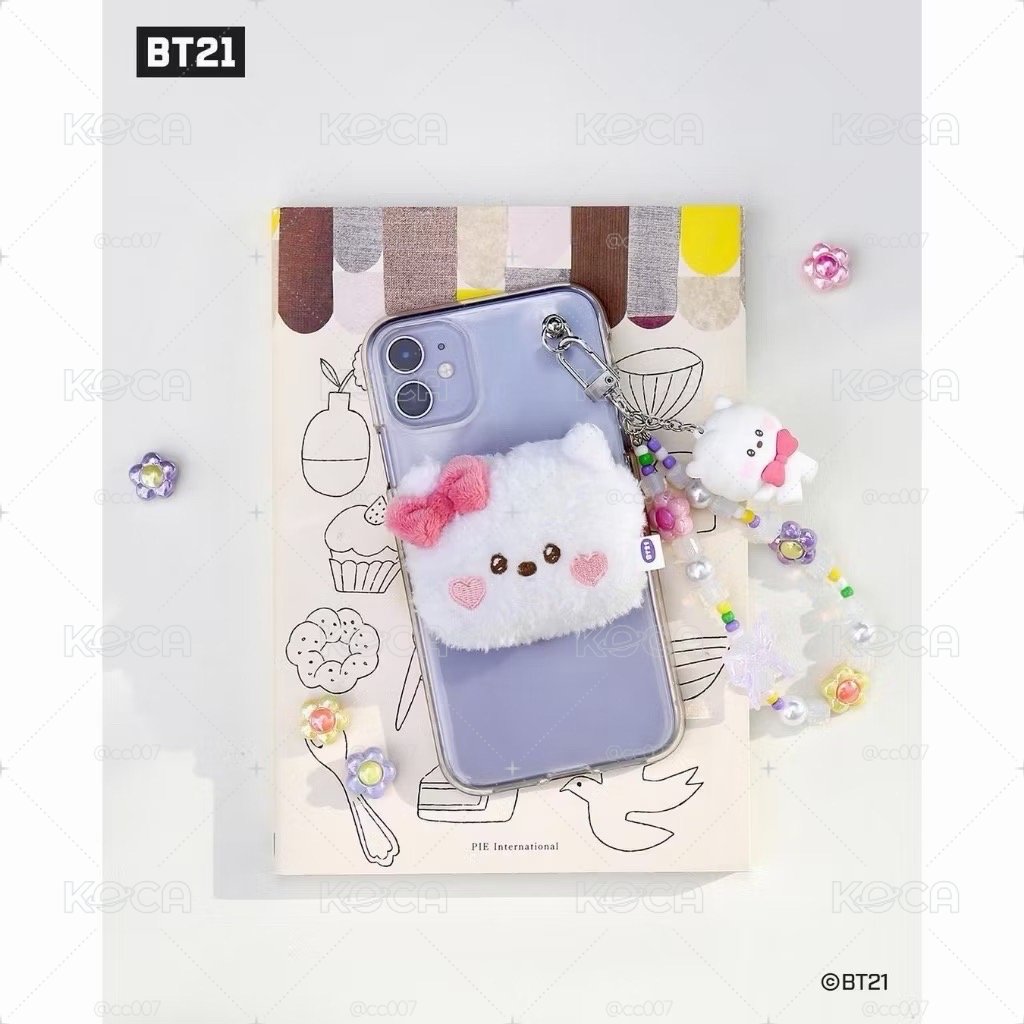 BT21 LOVELY 蝴蝶結手機氣墊支架