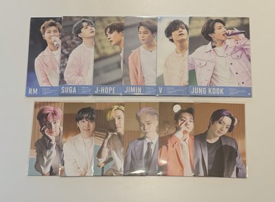 BTS 2021回憶錄明信片+SY Tour日巡限定大卡