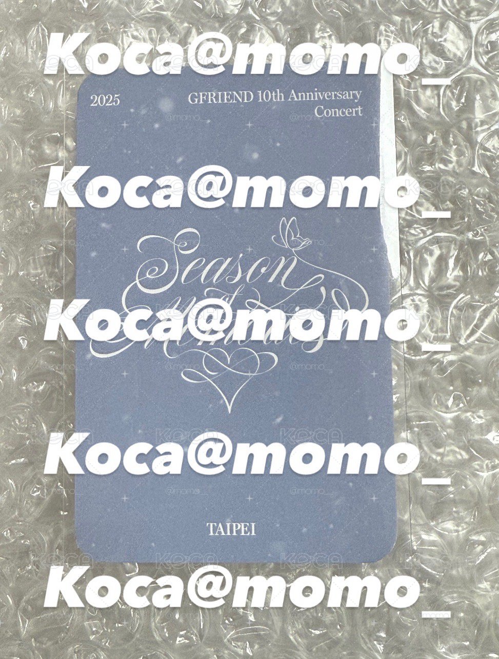 GFRIEND 10th CON 台北 入場卡 / 場限卡 0330 