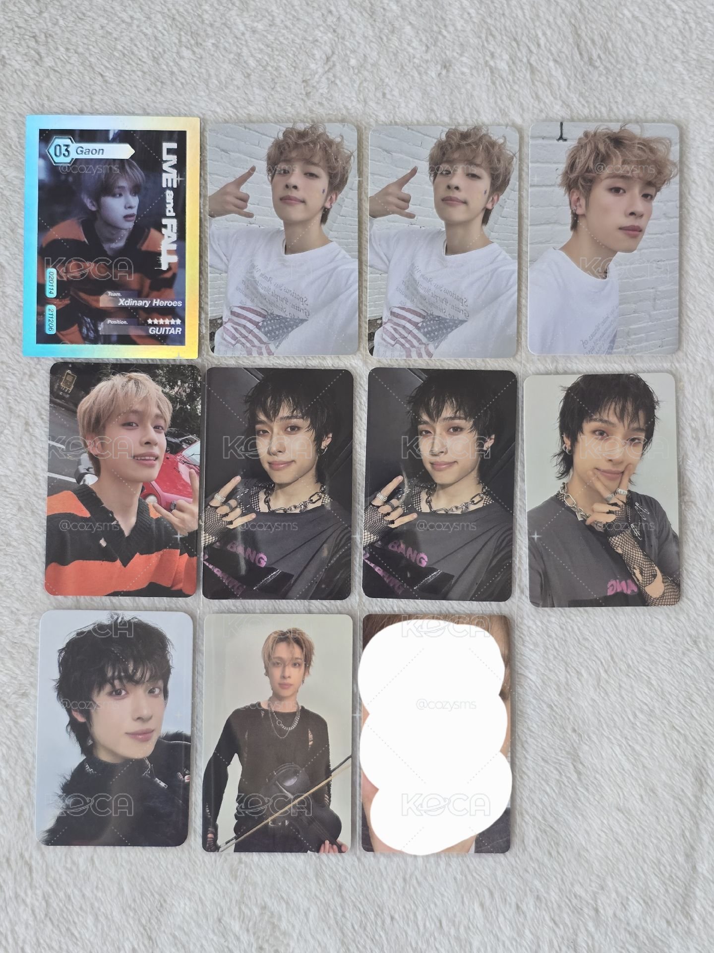 Xdinary Heroes Gaon 專卡 特典卡 簽售卡 滿額卡