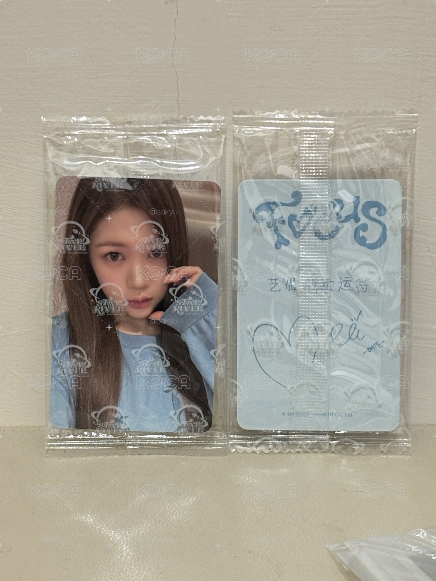 Yeon sr 簽售 中文卡背 藝溫牌幸運符
