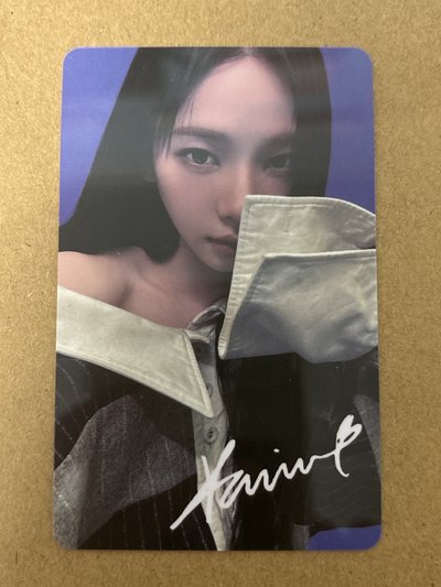 aespa Karina 柚子 雜誌卡 CHIC 雜誌卡 柚-76