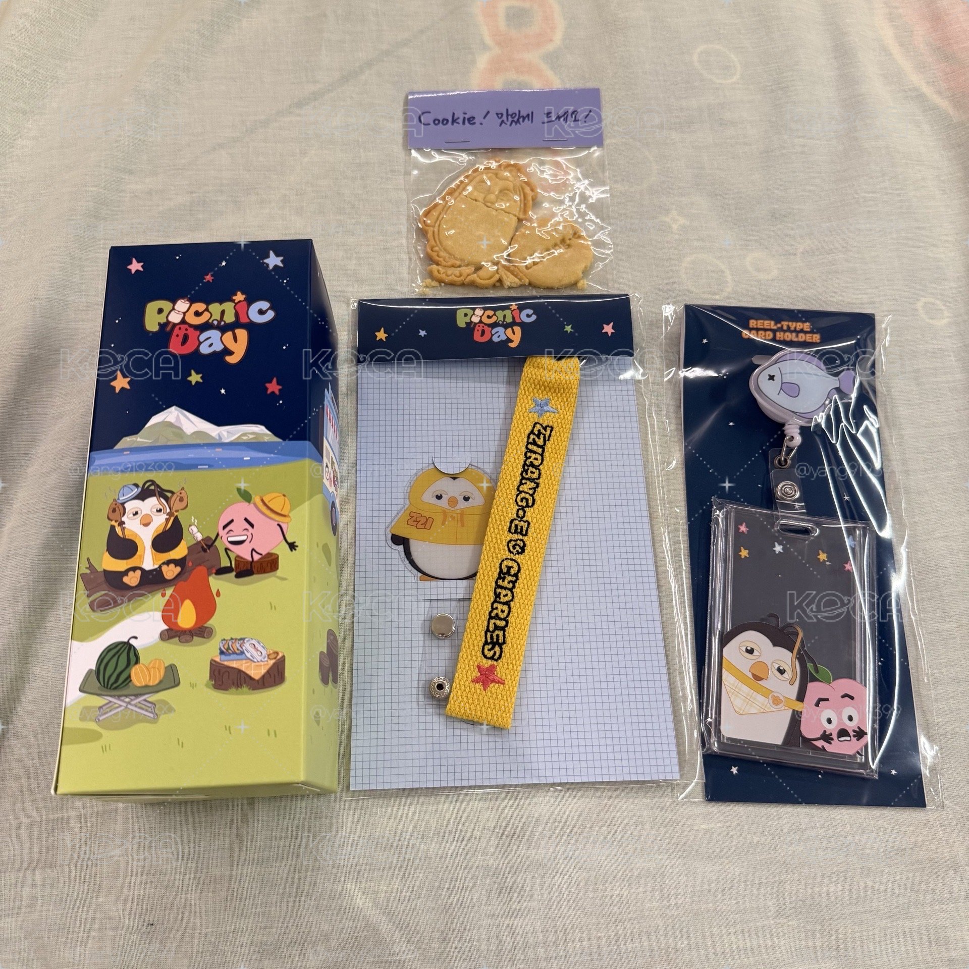 EXO D.O. 都敬秀 快閃店周邊 Zzirang Picnic Day 台北限定