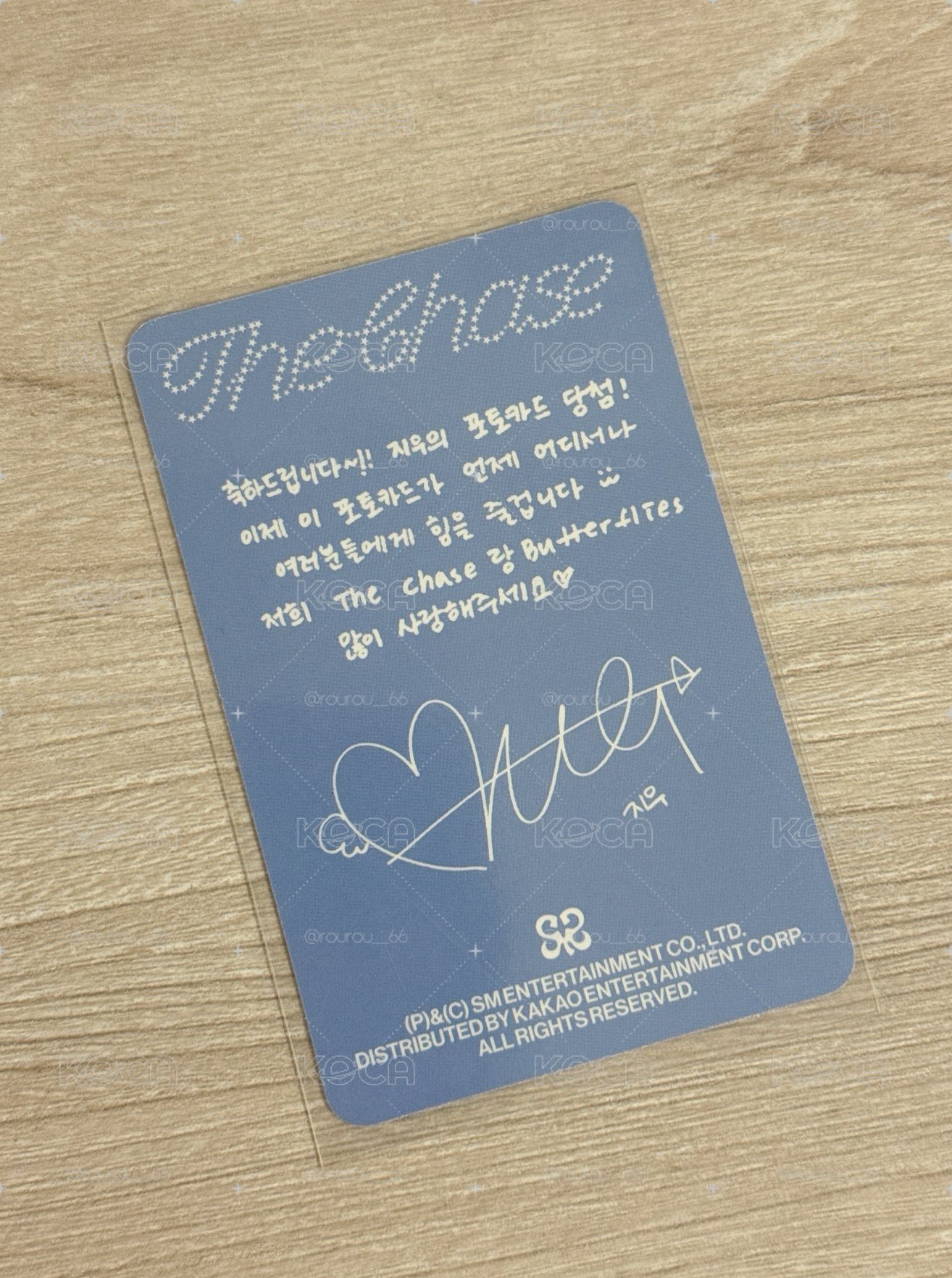 The Chase 專輯卡 PB ver.Jiwoo