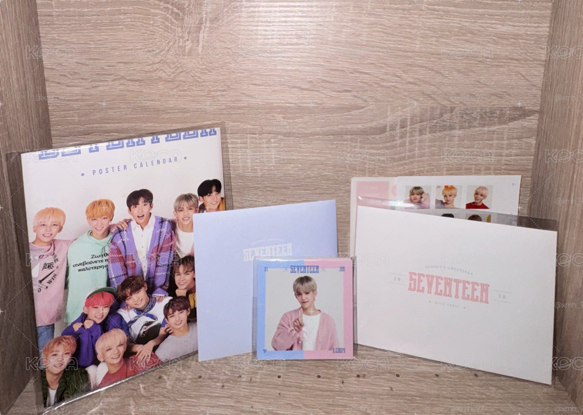 SEVENTEEN 2018 年曆組
