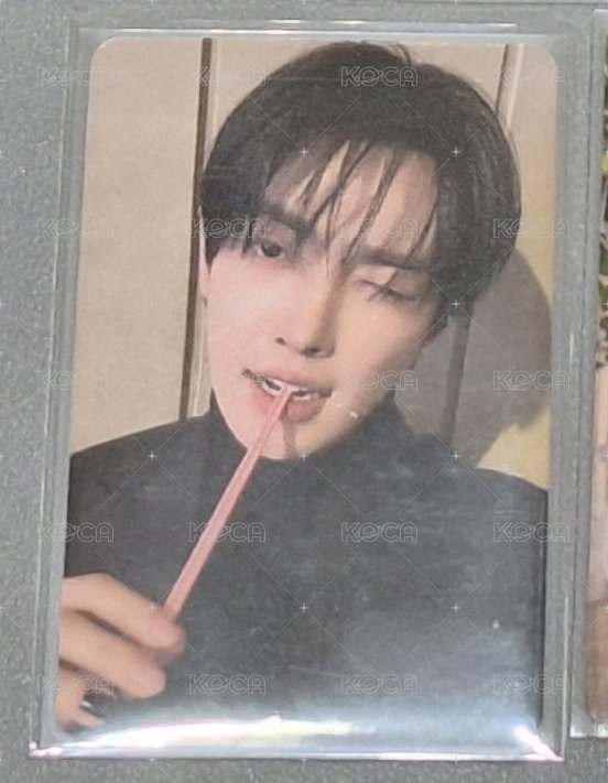 咬吸管特典卡
