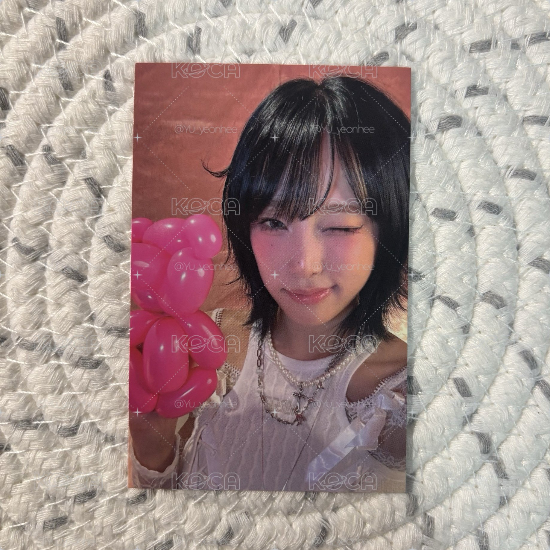Yena 崔叡娜 NEMO NEMO 專輯卡 粉版