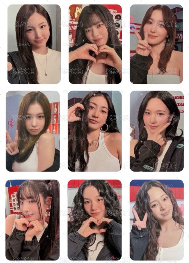 TWICE 新國立升級禮小卡