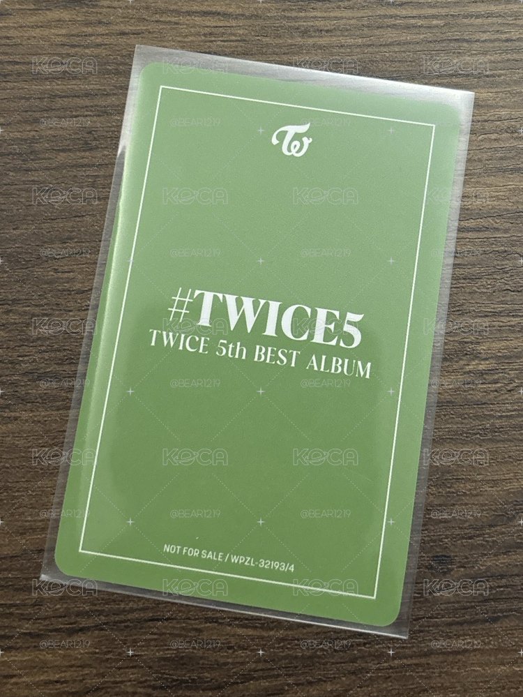 桃🍑#TWICE5 初回限定B專卡🩷