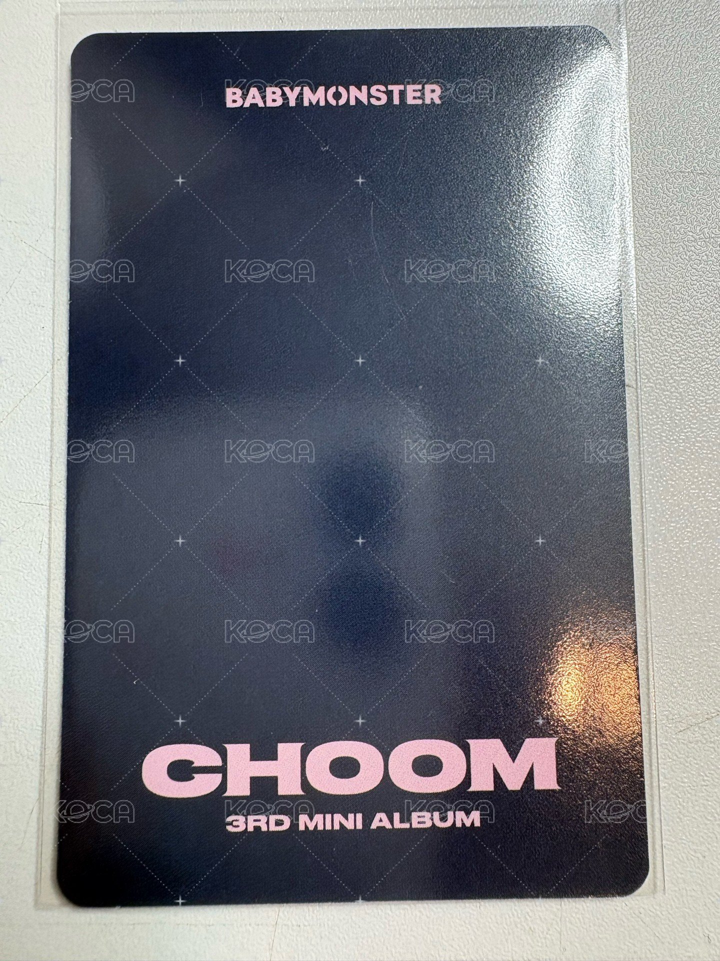 춤 (CHOOM) 單封 專輯卡  背面