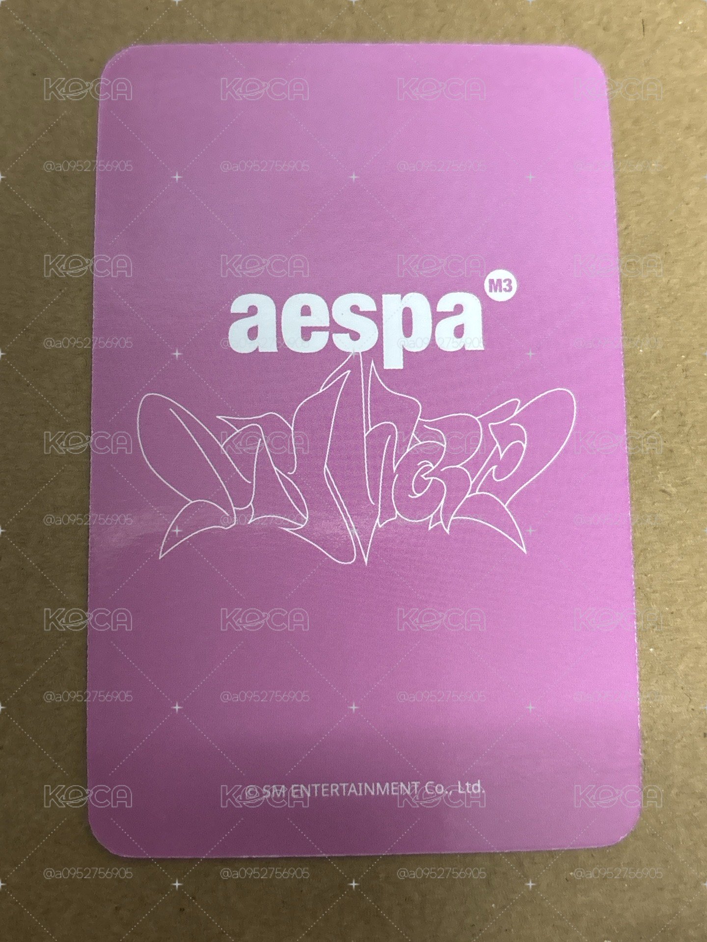 aespa Winter 冬天 MY WORLD am 特典卡 預售冬 冬-94