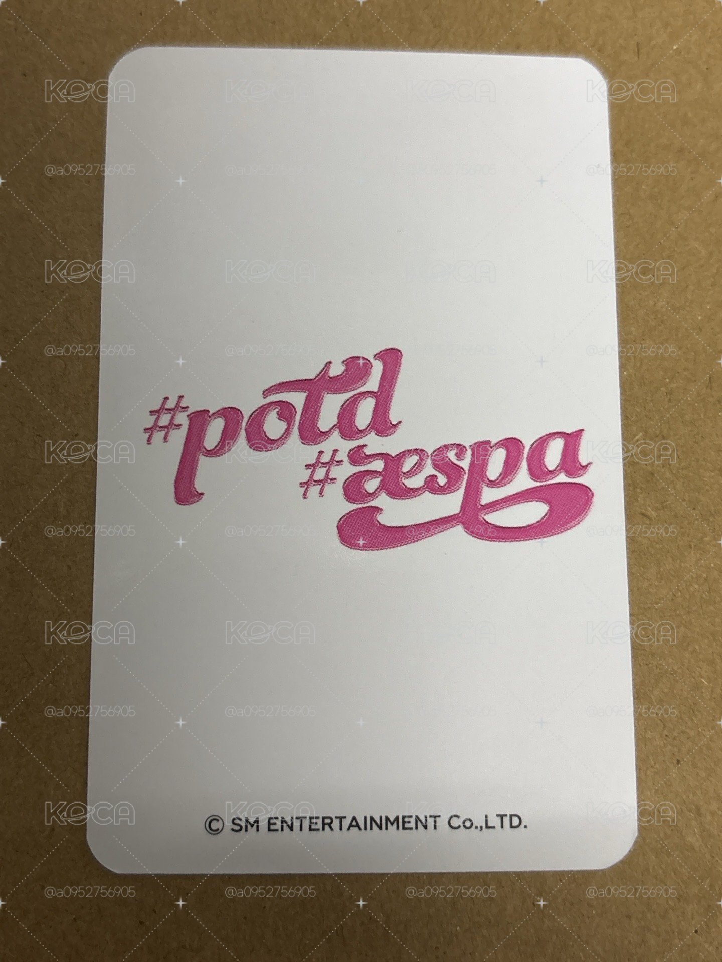 aespa Winter 冬天 #potd展會 入場卡 / 場限卡 #potd日本/泰國展會門票卡2.0冬 冬-96