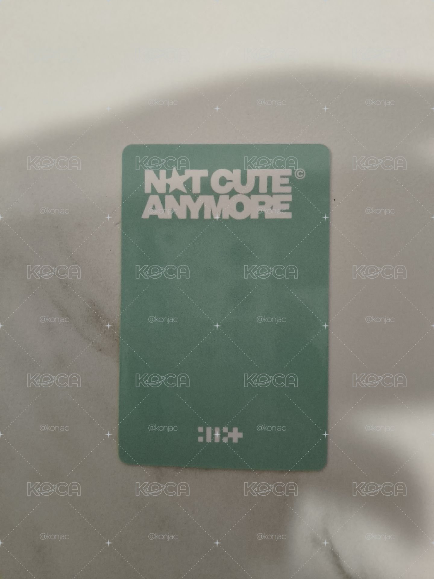 🔴NOT CUTE ANYMORE yzy 特典卡 楓葉ver.