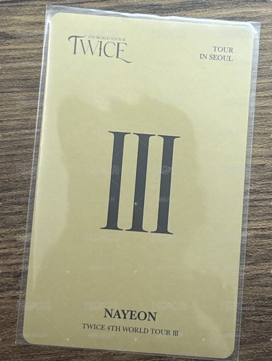 娜璉 四巡演唱會 DVD小卡🩵 
