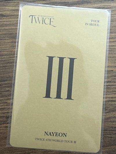 娜璉 四巡演唱會 DVD小卡🩵 