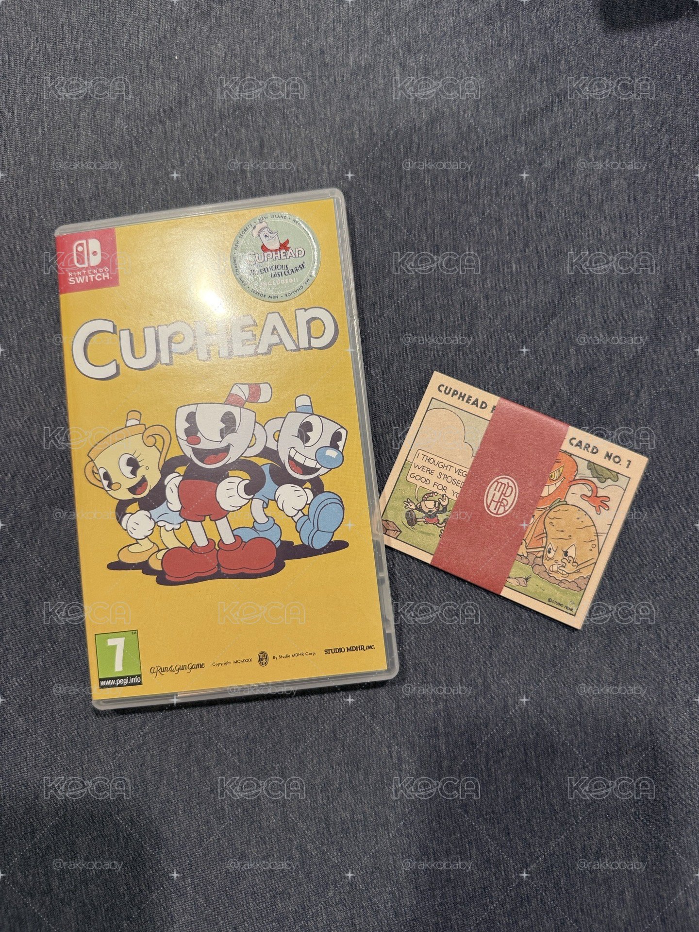 NS1 Cuphead 茶杯頭 含特典