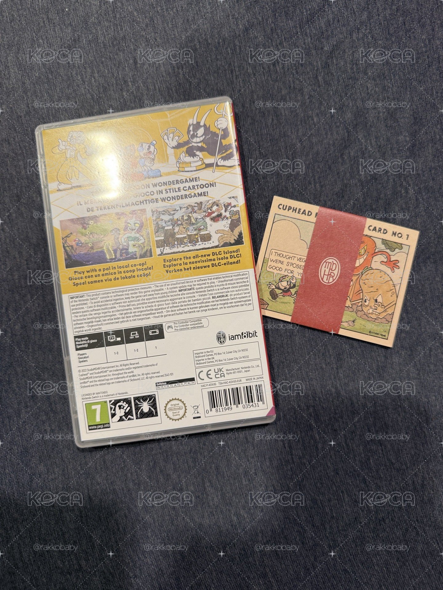 NS1 Cuphead 茶杯頭 含特典