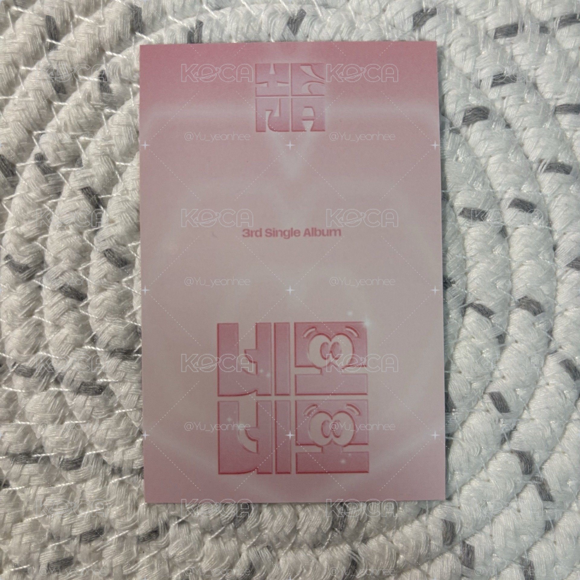 Yena 崔叡娜 NEMO NEMO 專輯卡 粉版