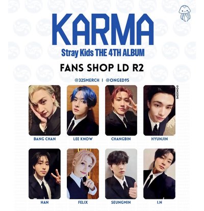 Stray Kids｜KARMA fans 2.0 幸運卡 
