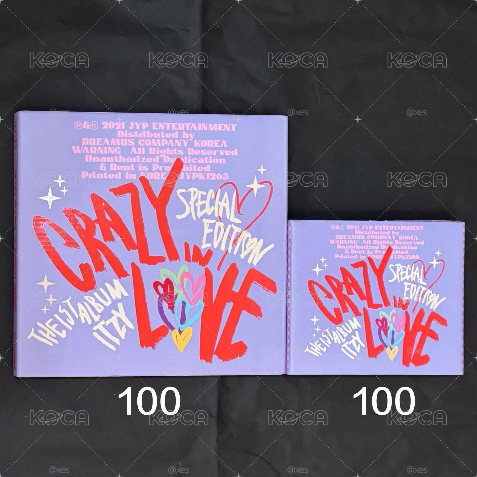 ITZY CRAZY IN LOVE 特別版+限量版空專