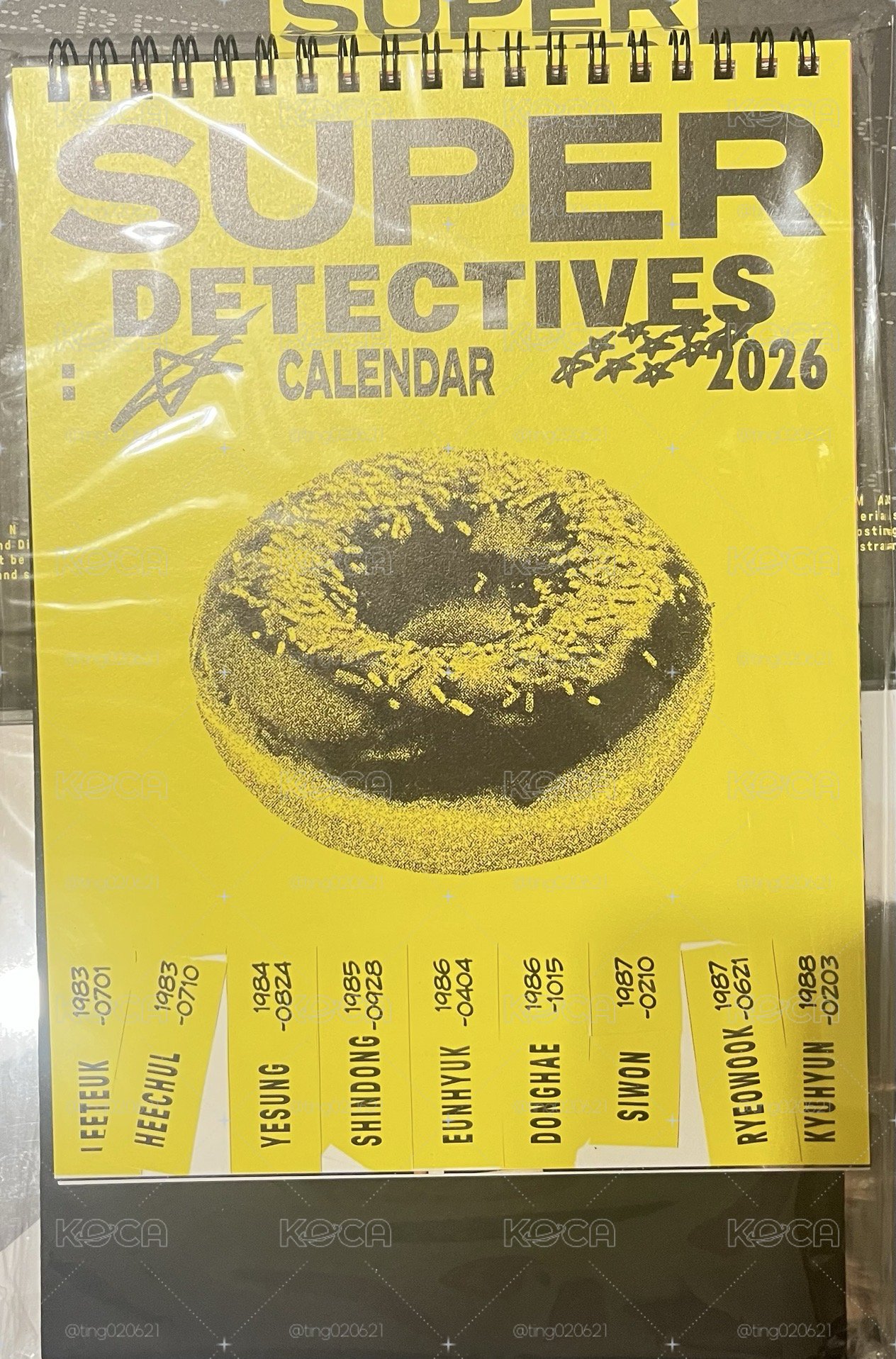 SJ2026年曆 行事曆 桌曆 寫真書 證件套 Super junior 卡套 鑰匙圈