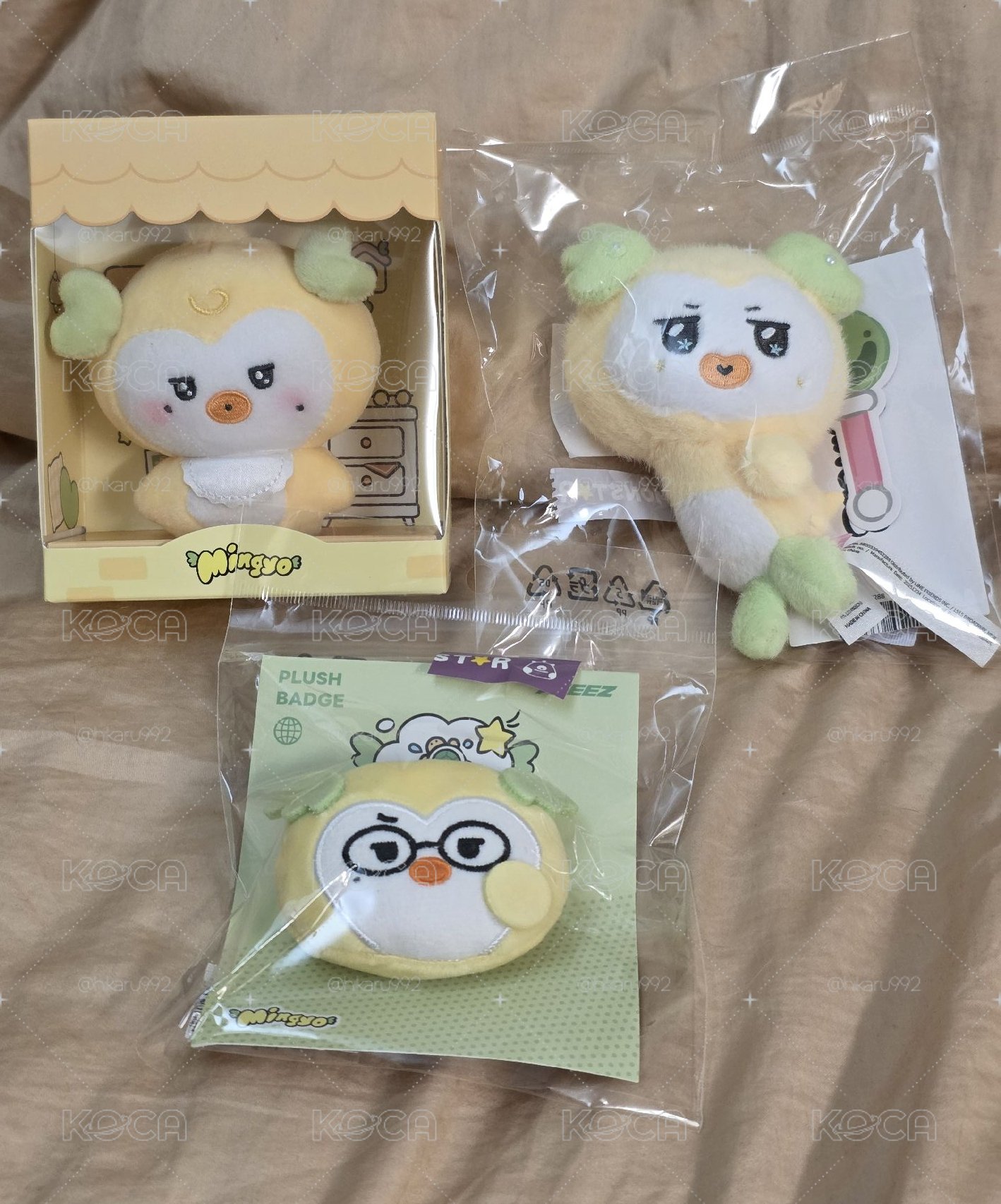 *可刷卡 旼琦小盤 Mighteez + 單封 + 小卡