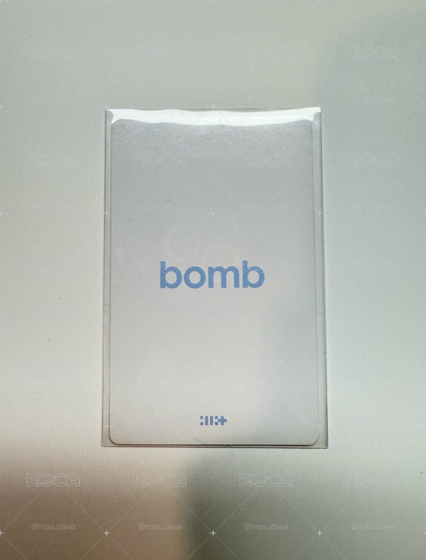 bomb 專輯卡 電子專 A ver. 薯條禧