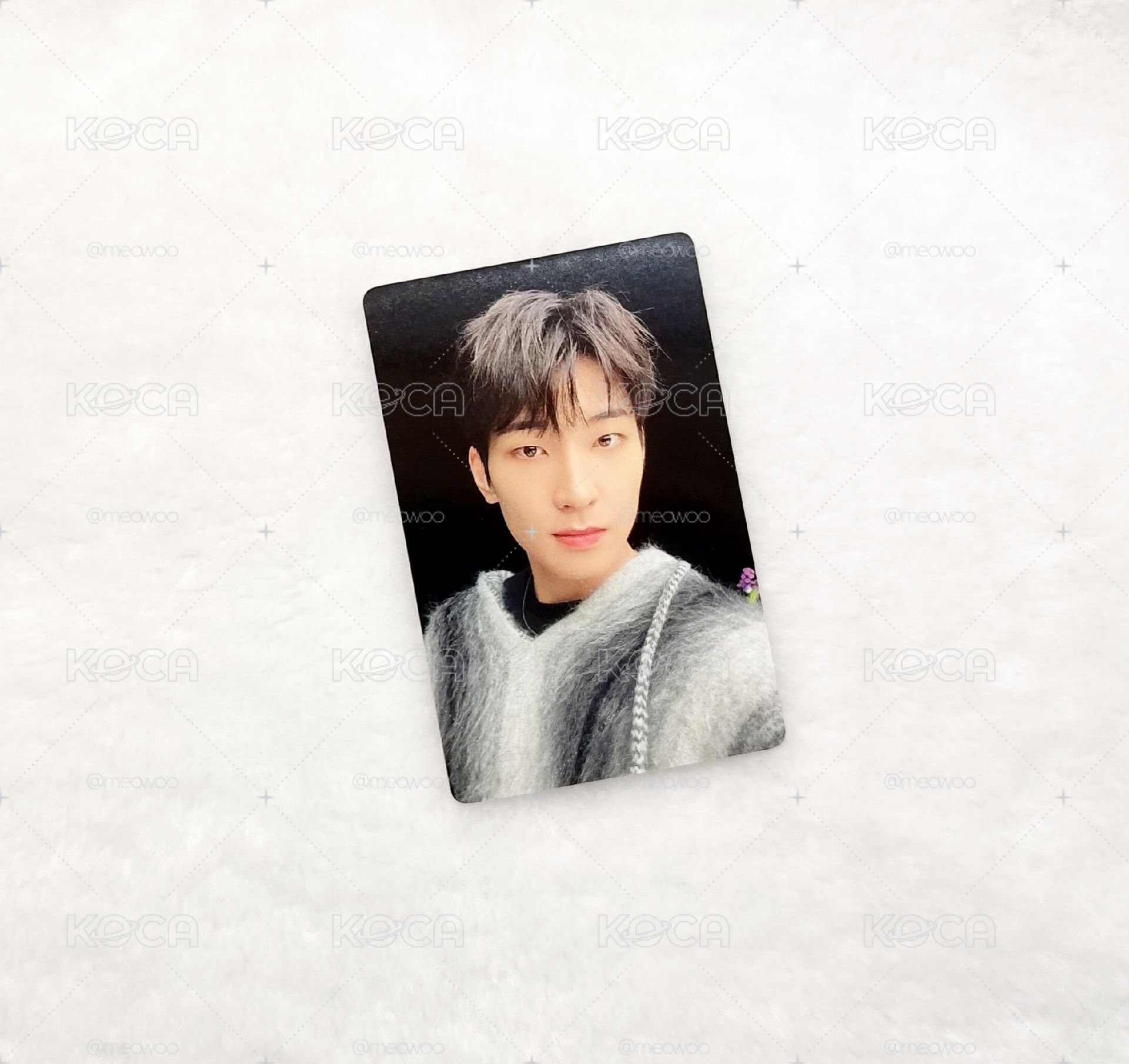 SEVENTEEN 迷九 圓佑一直娛c簽售卡 毛衣圓