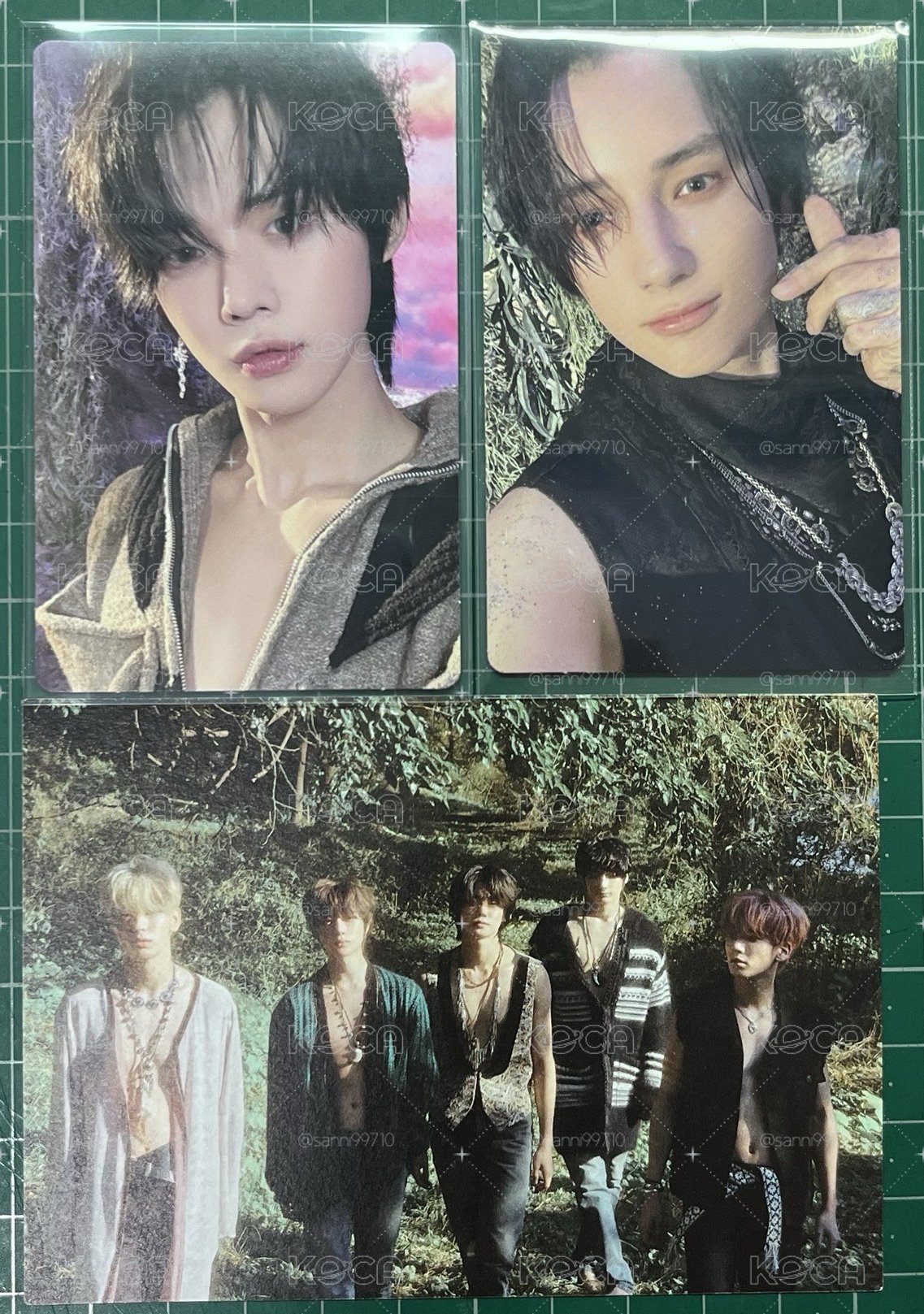 TXT 一代手燈+迷五然竣休寧小卡
