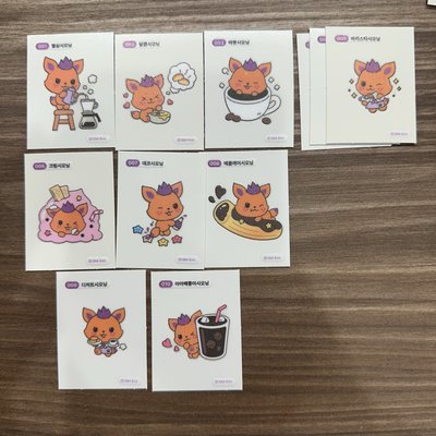 WISH Bakery 隨機貼紙