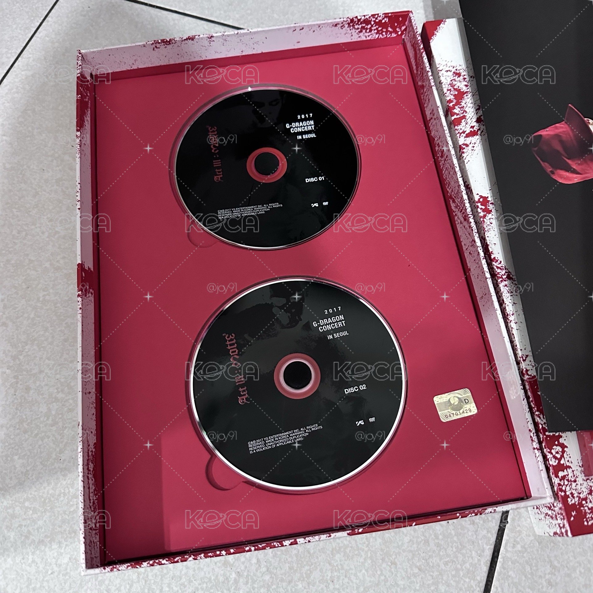 稀有*G-DRAGON 2017 母胎首爾場DVD套組