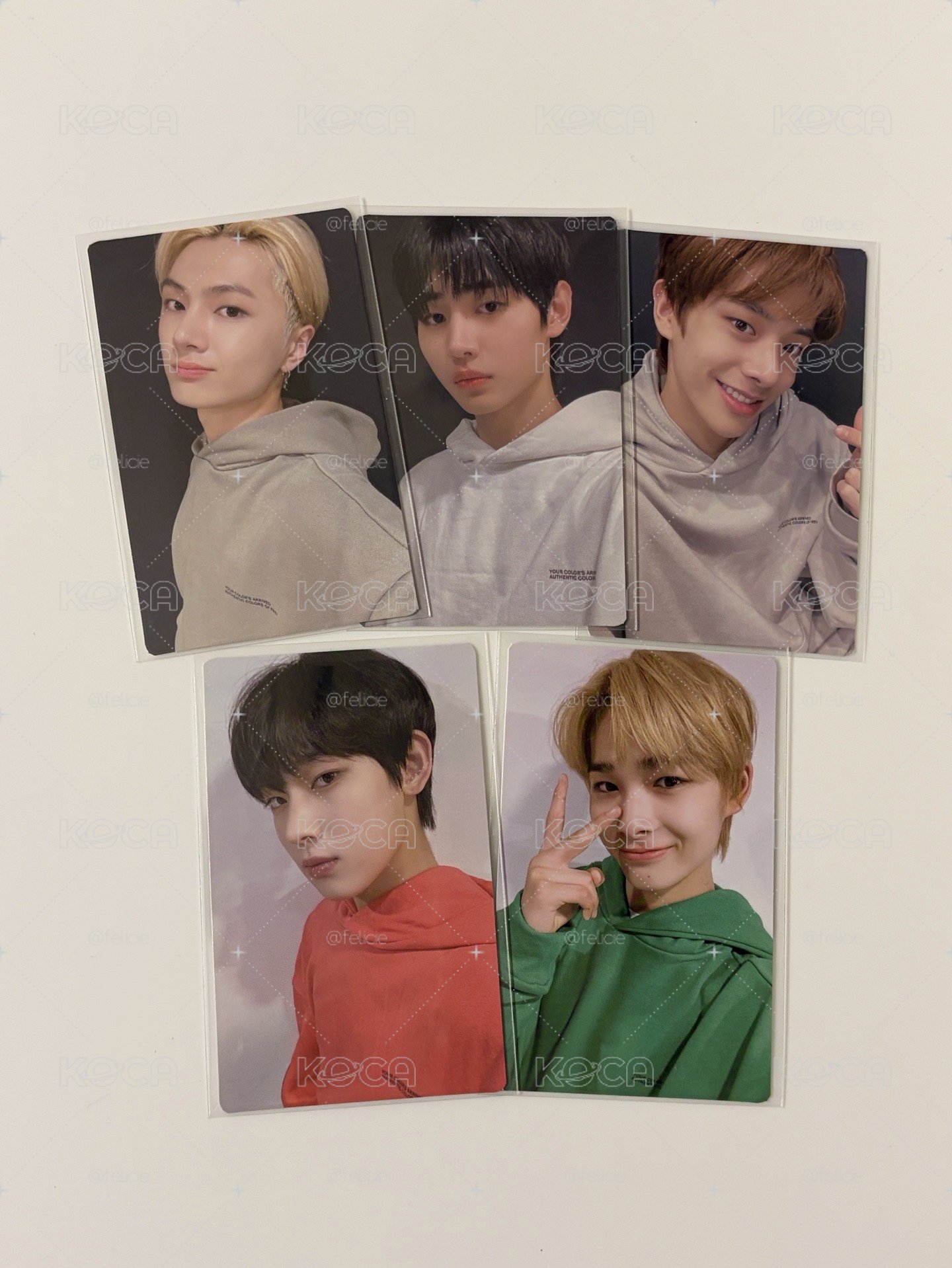 ENHYPEN 一代手燈卡 JAY 成訓 JAKE 善禹 NIKI 小卡