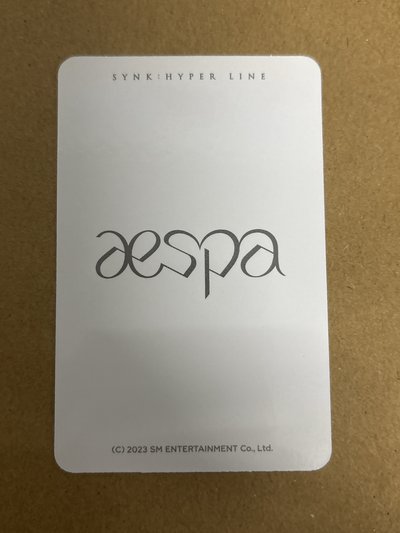 aespa NingNing 寧 一巡 隨機卡 寧-38