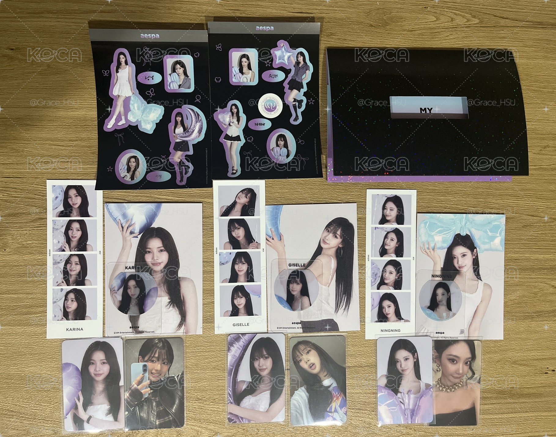 aespa Wvs 會員禮 （無冬set、卡套）