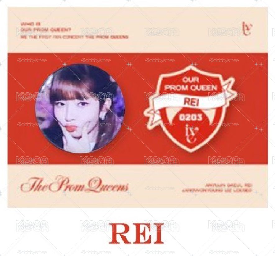 IVE REI 23年fc徽章 +卡套卡6張