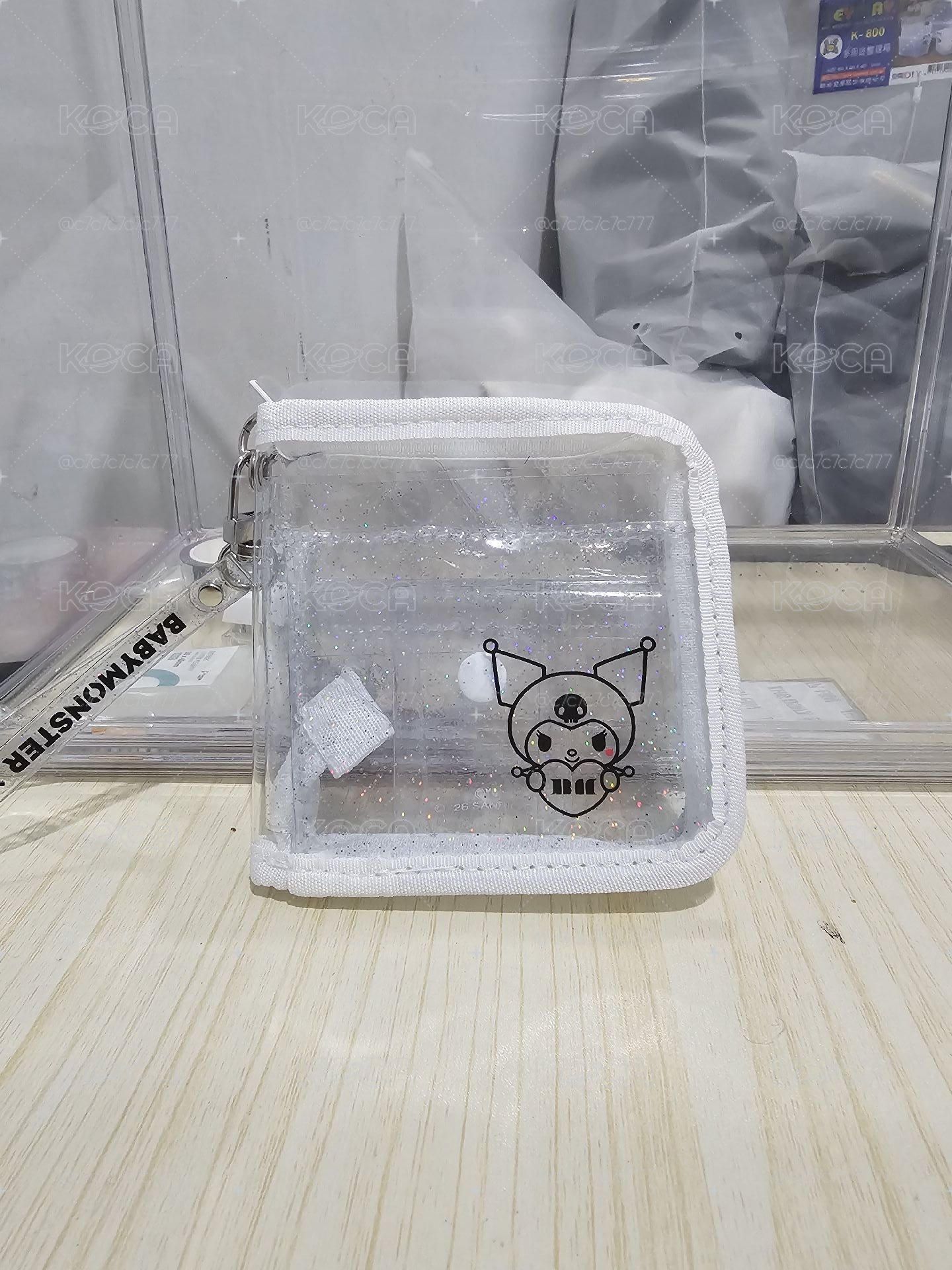 白色庫洛米錢包