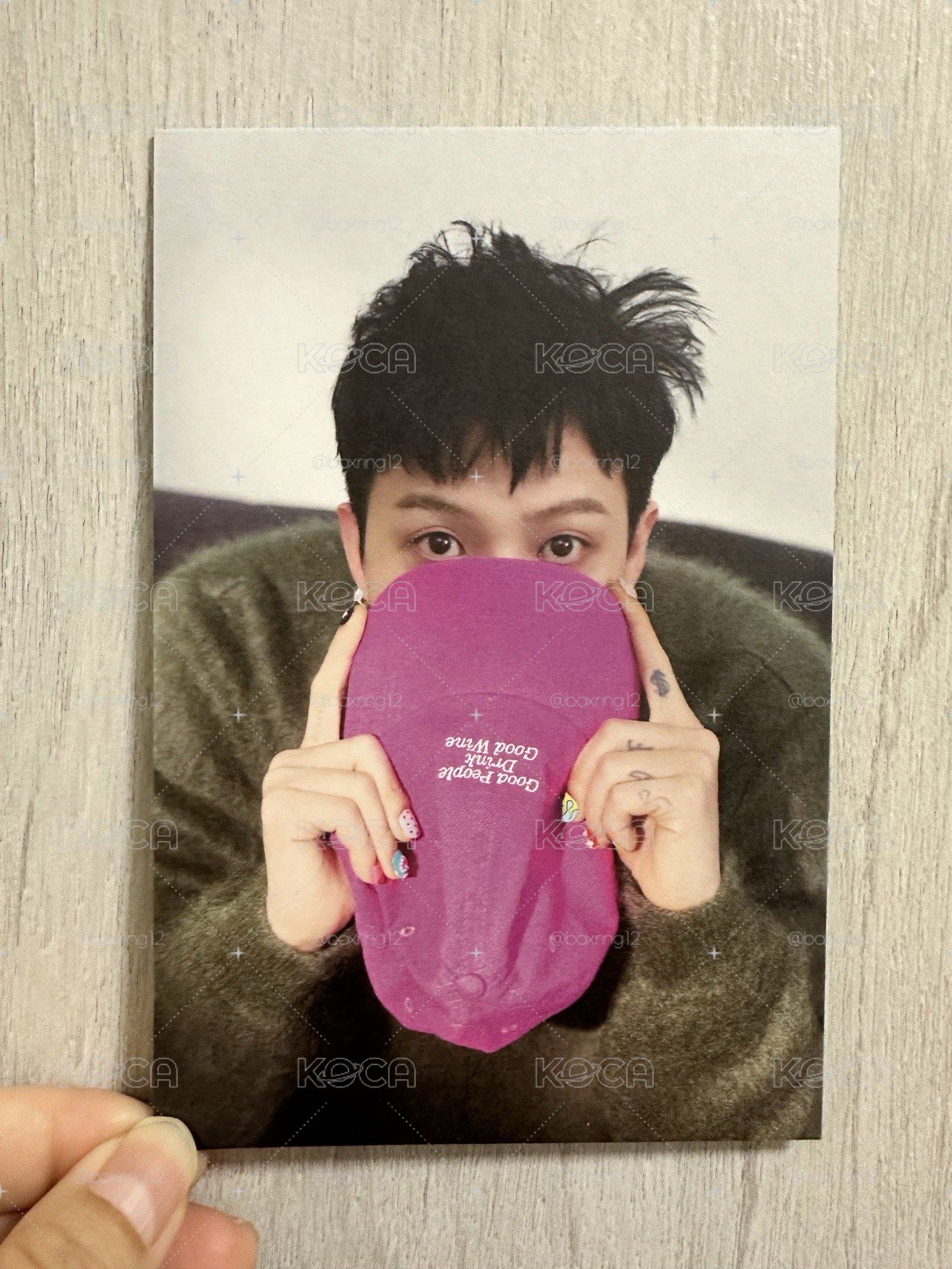 GD 權志龍 一期會員禮 明信片 G-DRAGON OFFICIAL MEMBERSHIP 1ST FAM KIT 