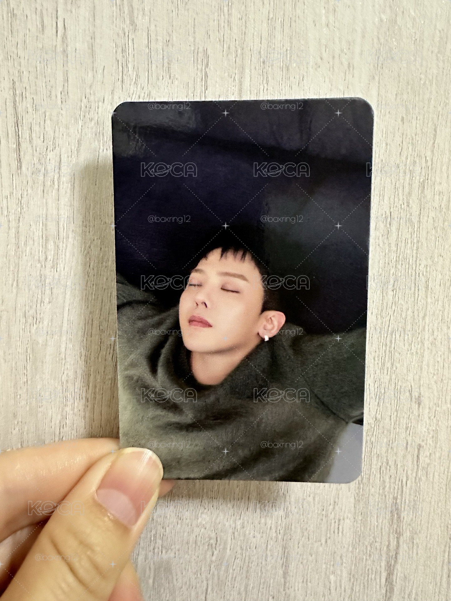 GD 權志龍 一期會員禮 月曆小卡 G-DRAGON OFFICIAL MEMBERSHIP 1ST FAM KIT 