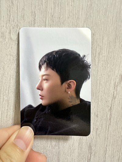 GD 權志龍 一期會員禮 月曆小卡 G-DRAGON OFFICIAL MEMBERSHIP 1ST FAM KIT 