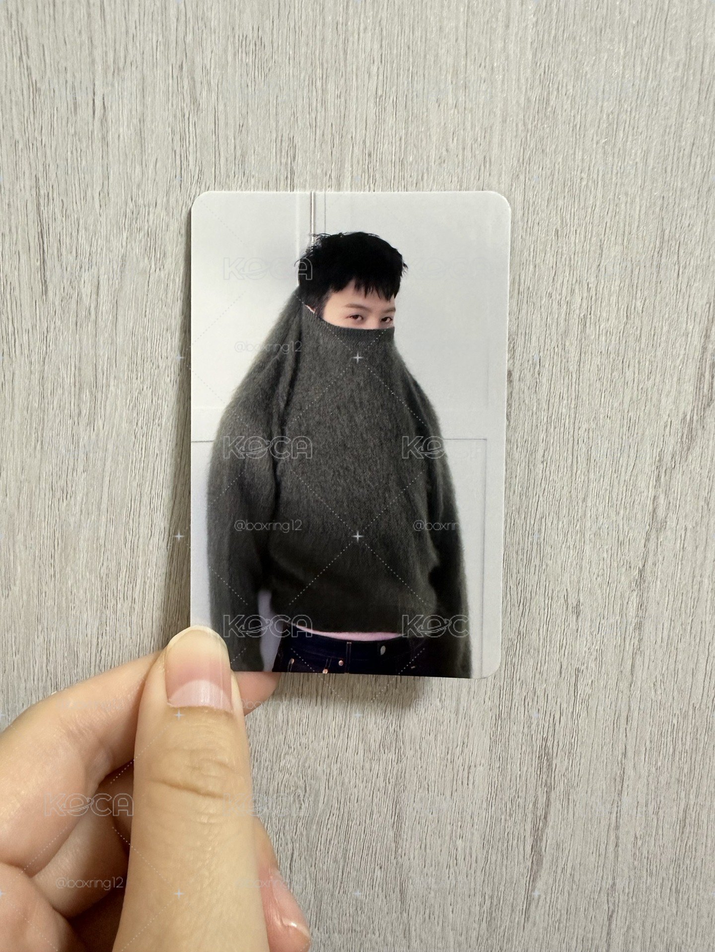GD 權志龍 一期會員禮 月曆小卡 G-DRAGON OFFICIAL MEMBERSHIP 1ST FAM KIT 
