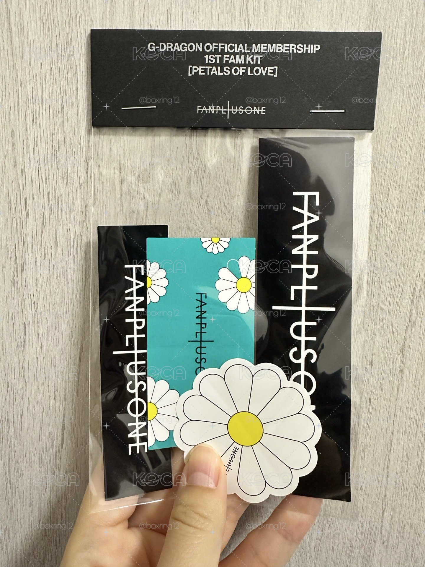 GD 權志龍 一期會員禮 貼紙 G-DRAGON OFFICIAL MEMBERSHIP 1ST FAM KIT 
