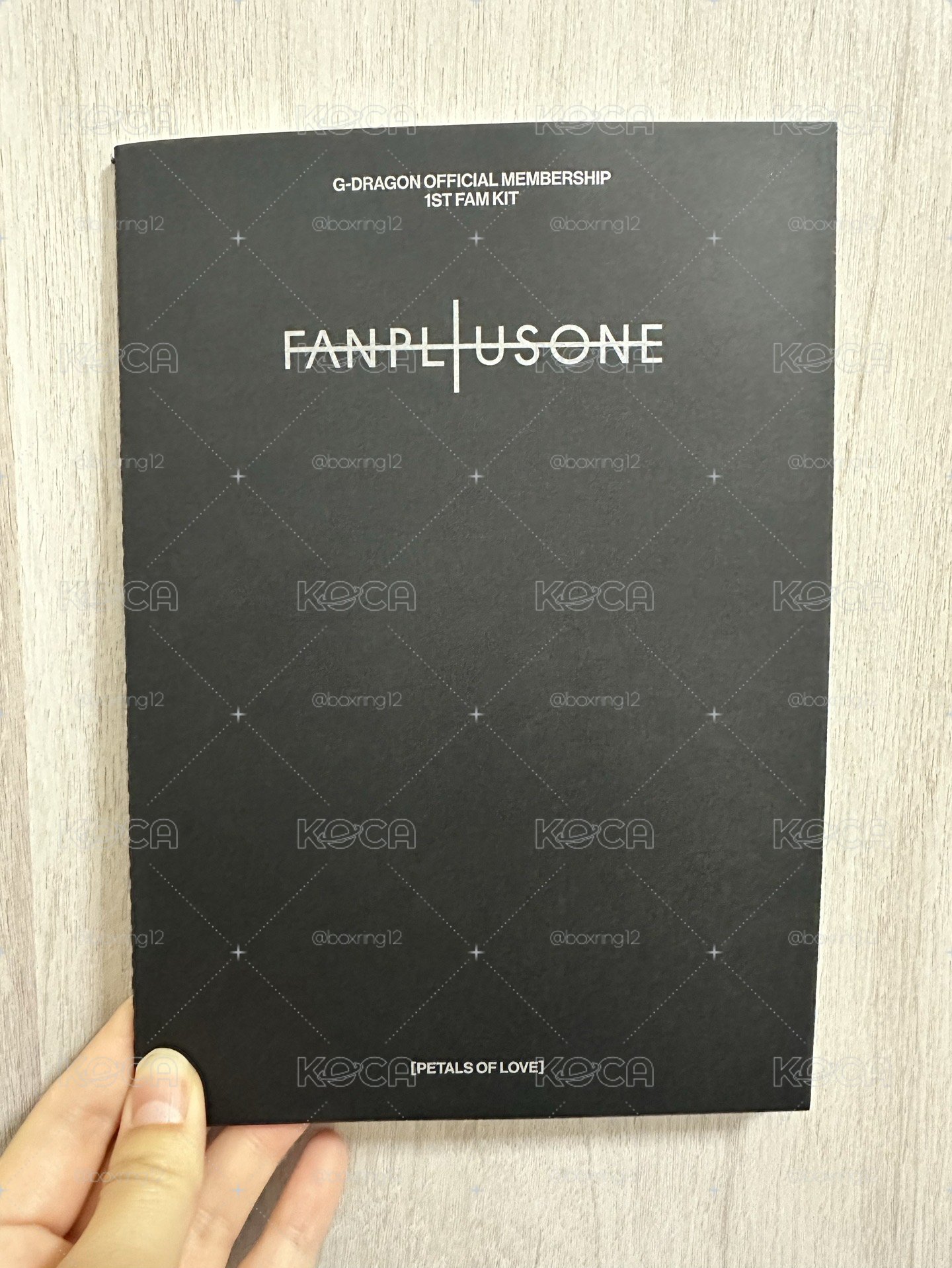 GD 權志龍 一期會員禮 筆記本 G-DRAGON OFFICIAL MEMBERSHIP 1ST FAM KIT 