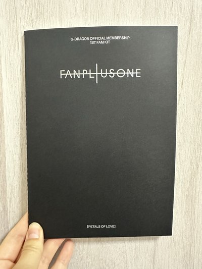 GD 權志龍 一期會員禮 筆記本 G-DRAGON OFFICIAL MEMBERSHIP 1ST FAM KIT 