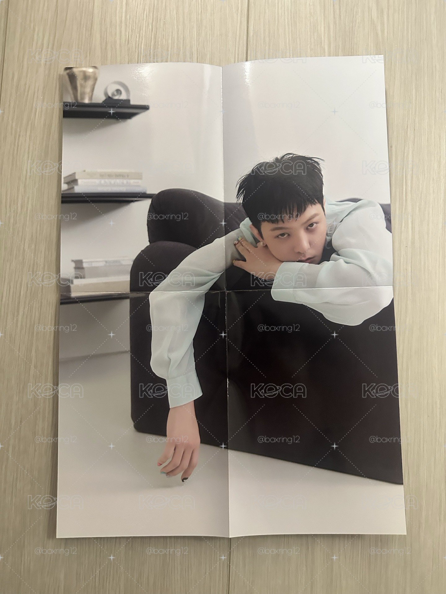 GD 權志龍 一期會員禮 折疊海報G-DRAGON OFFICIAL MEMBERSHIP 1ST FAM KIT 