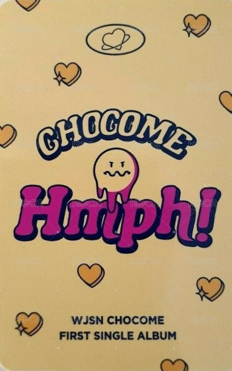 CHOCOME HMPH 專輯卡  背面