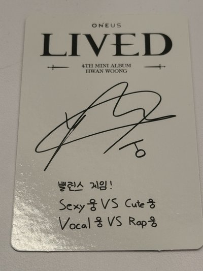 ONEUS LIVED專卡 花束煥雄💐