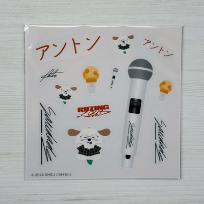 RIIZE｜2026 RIIZING LOUD 東京巨蛋 ANTON徽章 + 狗龍貼紙 + 狗龍吊飾